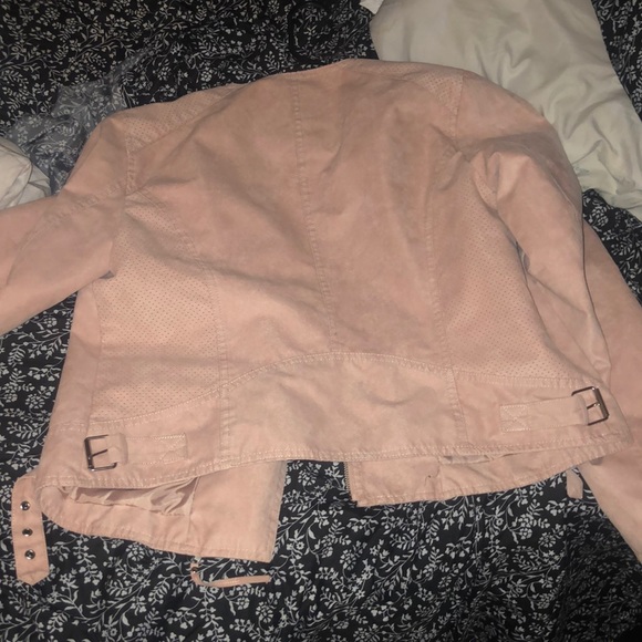 pink biker jacket - Picture 5 of 6